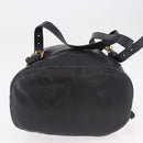 GUCCI Bamboo Backpack Leather Black Gold 003 2855 0043 0 Auth BA12989-5