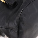 GUCCI Bamboo Backpack Leather Black Gold 003 2855 0043 0 Auth BA12989-10
