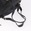 GUCCI Bamboo Backpack Leather Black Gold 003 2855 0043 0 Auth BA12989-7