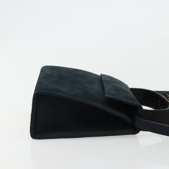 Salvatore Ferragamo Vala Hand Bag Suede 2way Auth BA12994A