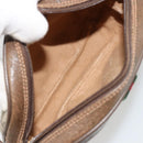 GUCCI GG Supreme Web Sherry Line Tasche PVC Beige Gold 89 02 066 Auth BA12995-11