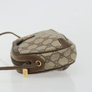 GUCCI GG Supreme Web Sherry Line Tasche PVC Beige Gold 89 02 066 Auth BA12995-4