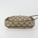 GUCCI GG Supreme Web Sherry Line Tasche PVC Beige Gold 89 02 066 Auth BA12995-5