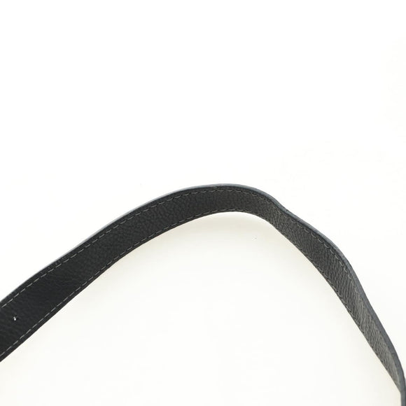 Chloe Paddington Shoulder Bag Leather Black Gold Silver Auth BA12997M