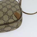 GUCCI GG Supreme Web Sherry Line Shoulder Bag PVC Beige 89 02 066 Auth BA1300-16