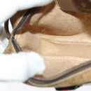 GUCCI GG Supreme Web Sherry Line Shoulder Bag PVC Beige 89 02 066 Auth BA1300-18