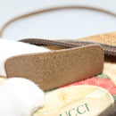 GUCCI GG Supreme Web Sherry Line Shoulder Bag PVC Beige 89 02 066 Auth BA1300-19