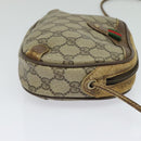 GUCCI GG Supreme Web Sherry Line Shoulder Bag PVC Beige 89 02 066 Auth BA1300-5