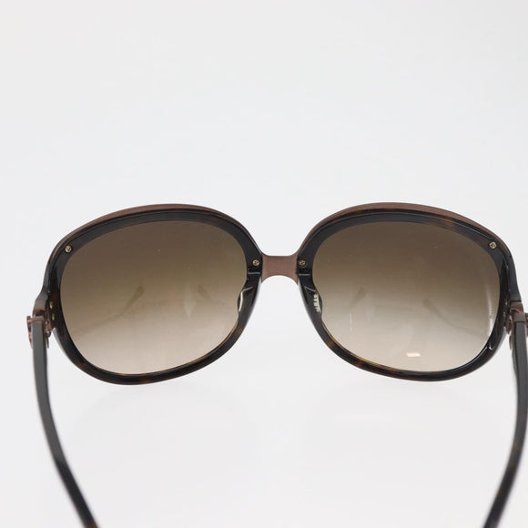 DOLCE&GABBANA Sunglasses plastic Brown Auth BA13000A