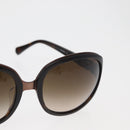 DOLCE&GABBANA Sunglasses plastic Brown Auth BA13000A-5