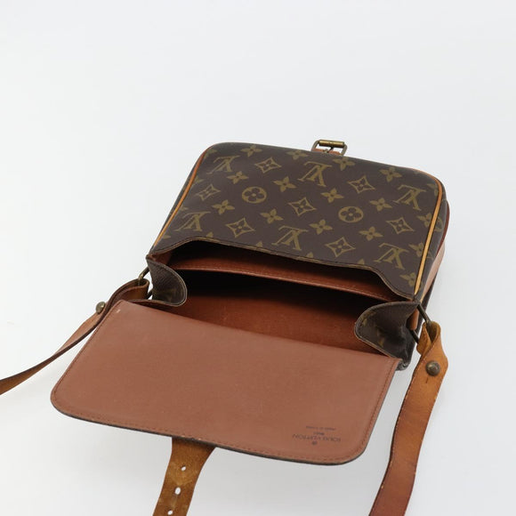 LOUIS VUITTON Monogram Cartouchiere MM Schoudertas M51253 LV Auth BA13002