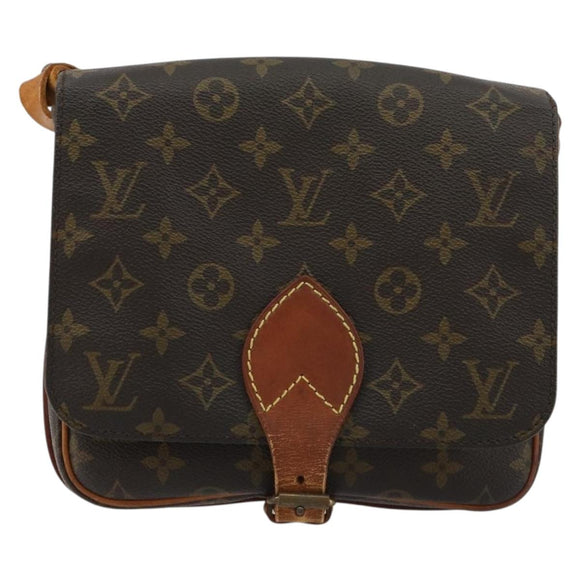 LOUIS VUITTON Monogram Cartouchiere MM Schoudertas M51253 LV Auth BA13002