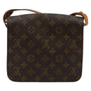 LOUIS VUITTON Monogram Cartouchiere MM Schoudertas M51253 LV Auth BA13002-2