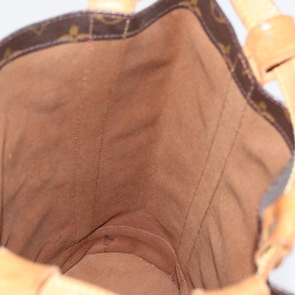 LOUIS VUITTON Monogram Randonnee PM Schultertasche M42243 LV Auth BA13004