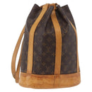 LOUIS VUITTON Monogram Randonnee PM Schultertasche M42243 LV Auth BA13004-1