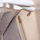 Salvatore Ferragamo Vala Chain Shoulder Bag Leather Gold Beige Auth BA13006-22