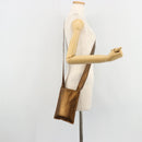 CHANEL Shoulder Bag Leather Bronze Gold CC Auth BA13008A-22