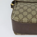 GUCCI GG Supreme Web Sherry Line Shoulder Bag PVC Beige 904 02 084 Auth BA1301-15