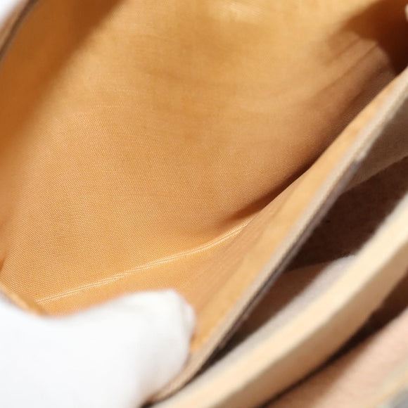 GUCCI GG Supreme Web Sherry Line Shoulder Bag PVC Beige 904 02 084 Auth BA1301