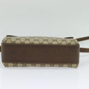 GUCCI GG Supreme Web Sherry Line Shoulder Bag PVC Beige 904 02 084 Auth BA1301-5