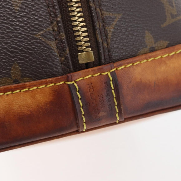 LOUIS VUITTON Monogram Alma Hand Bag M51130 LV Auth BA13011