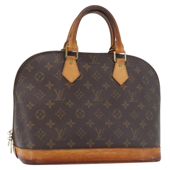 LOUIS VUITTON Monogram Alma Hand Bag M51130 LV Auth BA13011