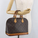 LOUIS VUITTON Monogram Alma Hand Bag M51130 LV Auth BA13011-22