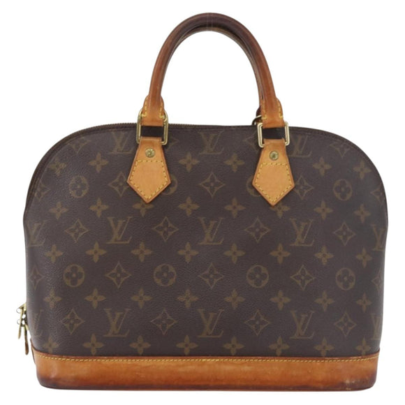 LOUIS VUITTON Monogram Alma Hand Bag M51130 LV Auth BA13011