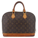 LOUIS VUITTON Monogram Alma Hand Bag M51130 LV Auth BA13011-2