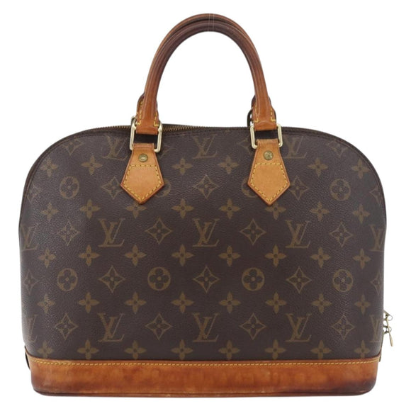LOUIS VUITTON Monogram Alma Hand Bag M51130 LV Auth BA13011