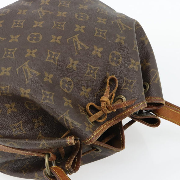 LOUIS VUITTON Monogram Petit Noe Shoulder Bag M42226 LV Auth BA13013