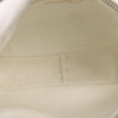 CHANEL Matelasse Chain Schoudertas Lakleer Ivoor Goud CC Auth BA13017-10
