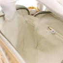 CHANEL Matelasse Chain Schoudertas Lakleer Ivoor Goud CC Auth BA13017-21