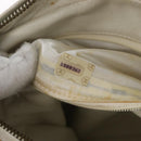 CHANEL Matelasse Chain Schoudertas Lakleer Ivoor Goud CC Auth BA13017-11