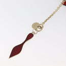 Christian Louboutin Clutch Bag Leather Multicolor Silver Auth BA13018A-12