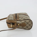 GUCCI GG Supreme Web Sherry Line Bag PVC Beige Gold 56 02 005 Auth BA13019-4