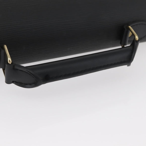 LOUIS VUITTON Epi Serviette Conseiller Business Bag Black M54422 LV Auth BA13021