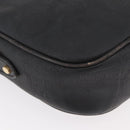 Christian Dior Trotter Canvas Umhängetasche PVC Schwarz Gold Auth BA13023-10