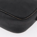 Christian Dior Trotter Canvas Umhängetasche PVC Schwarz Gold Auth BA13023-11