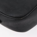 Christian Dior Trotter Canvas Umhängetasche PVC Schwarz Gold Auth BA13023-12