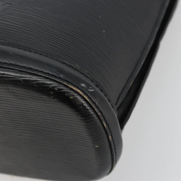 LOUIS VUITTON Epi Lussac Schultertasche Schwarz M52282 LV Auth BA13025