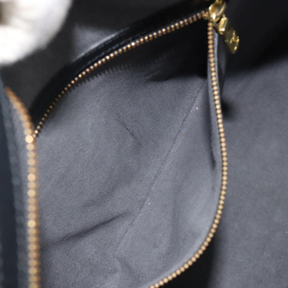 LOUIS VUITTON Epi Lussac Schultertasche Schwarz M52282 LV Auth BA13025