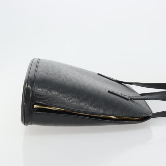 LOUIS VUITTON Epi Lussac Schultertasche Schwarz M52282 LV Auth BA13025