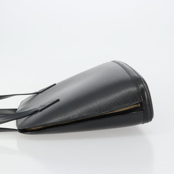 LOUIS VUITTON Epi Lussac Schultertasche Schwarz M52282 LV Auth BA13025