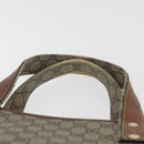 GUCCI GG Supreme Web Sherry Line Tote Bag PVC Beige Gold 211134 Auth BA13026-14