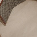 GUCCI GG Supreme Web Sherry Line Tote Bag PVC Beige Gold 211134 Auth BA13026-11