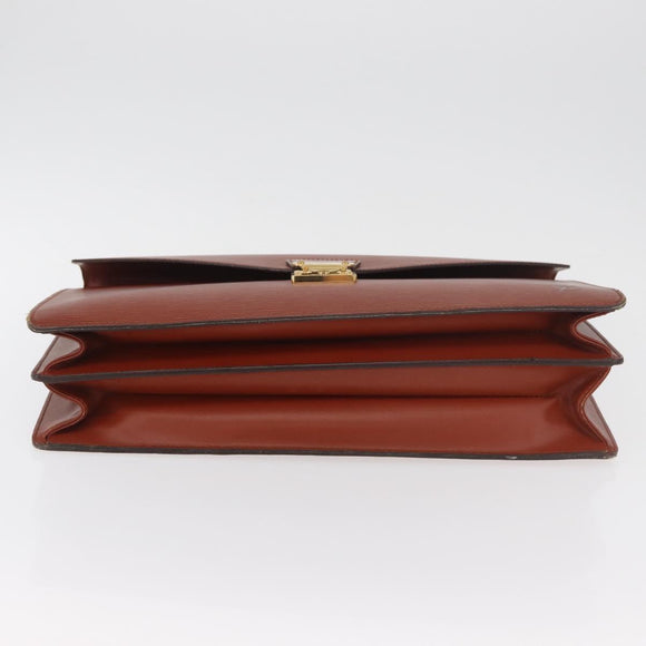 LOUIS VUITTON Epi Serviette Conseiller Briefcase Brown M54423 LV Auth BA13027