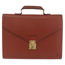 LOUIS VUITTON Epi Serviette Conseiller Briefcase Brown M54423 LV Auth BA13027-13