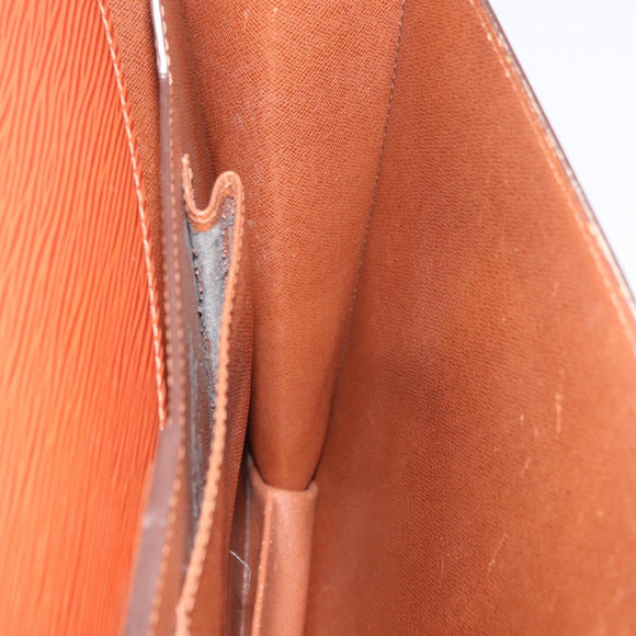 LOUIS VUITTON Epi Serviette Conseiller Briefcase Brown M54423 LV Auth BA13027