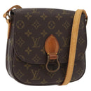 LOUIS VUITTON Monogram Saint Cloud MM Shoulder Bag M51243 LV Auth BA13031-1